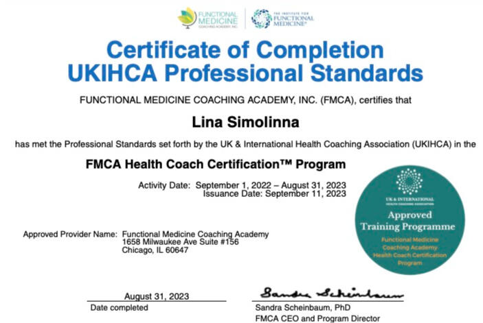 UKIHCA Certification